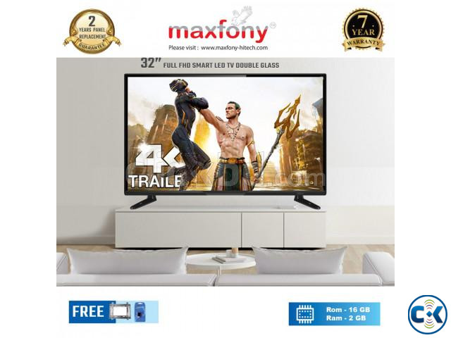 32 Inch Smart LED TV Double Glass large image 0
