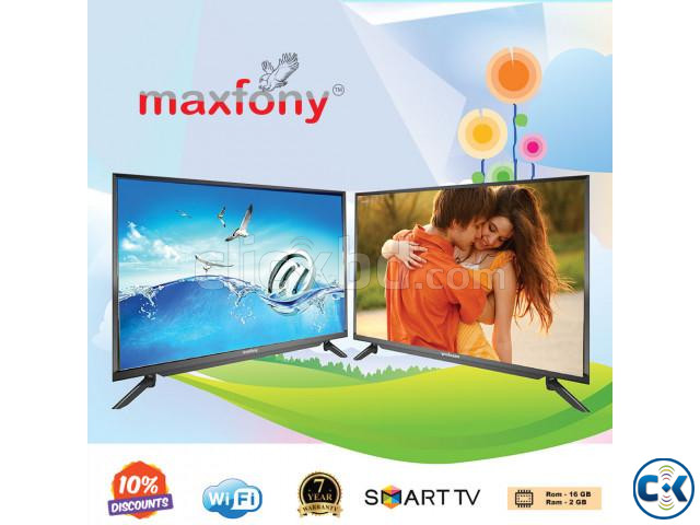 32 Inch Smart LED TV Double Glass large image 2