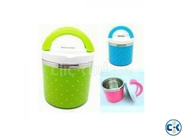Single Layer Stainless Steel Lunch Box large image 1