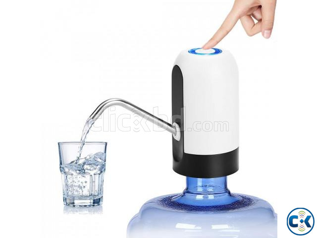 Automatic Rechargeable Bottle Water Pump Dispenser large image 0