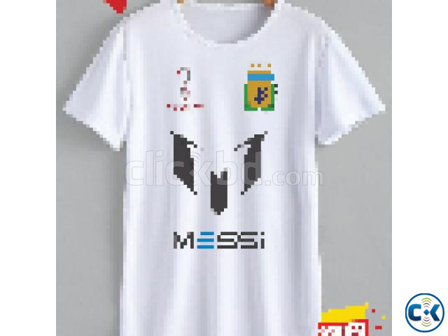 Argentina Jersey T shirt Messi large image 3