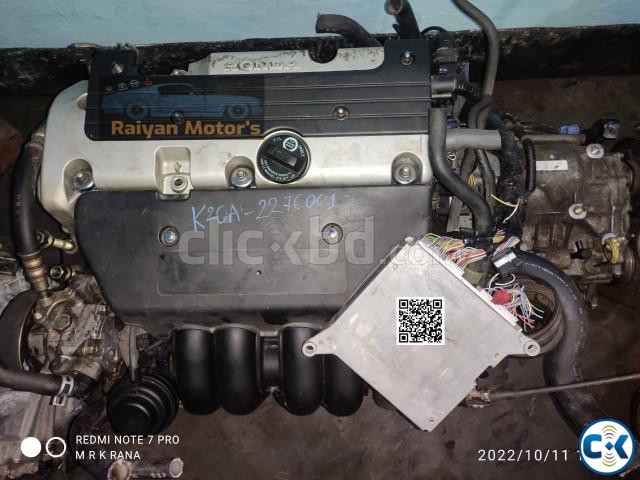 Honda CRV K20A COMPLETE ENGINE GEAR BOX. large image 2