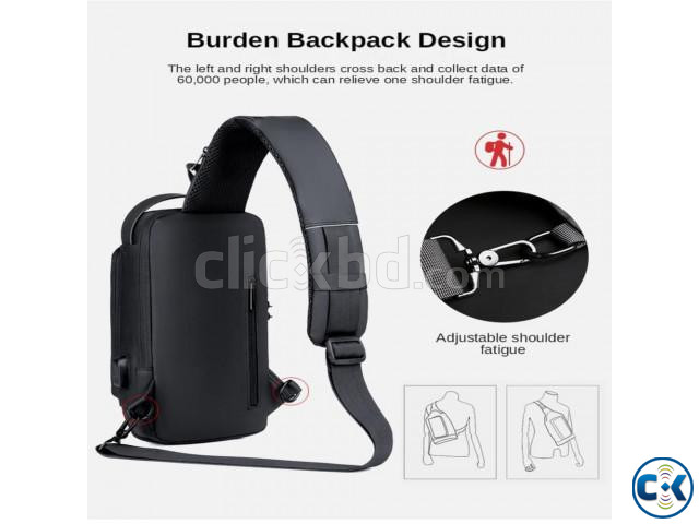 Waterproof Anti Theft Crossbody Bag Lock System large image 3