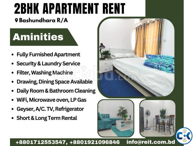 Furnished Two BHK Serviced Apartment RENT. large image 0