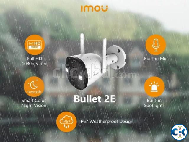 Cloud IP Camera Day and Night Colour IMOU Bullet 2E-D large image 1