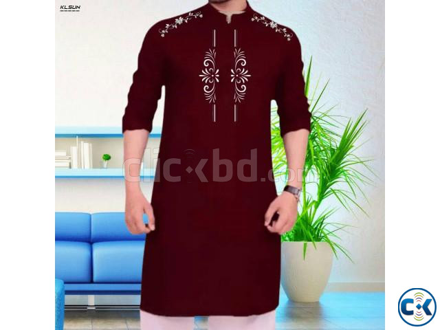 Printed Stylish Cotton Panjabi for Men large image 0