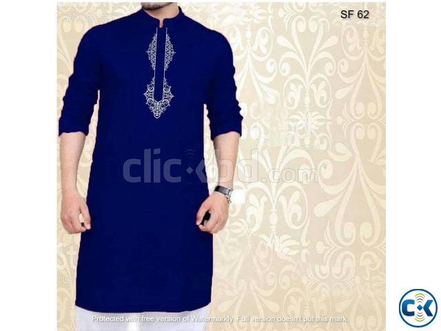 Printed Stylish Cotton Panjabi for Men large image 1