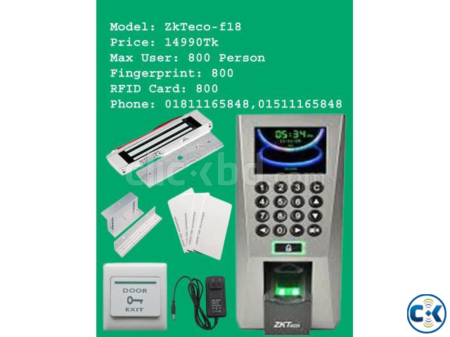 Accesscontrol with Attendance Price in bd large image 2