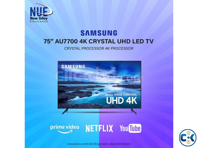 Samsung 75 AU7700 Crystal 4K UHD Smart Television large image 0