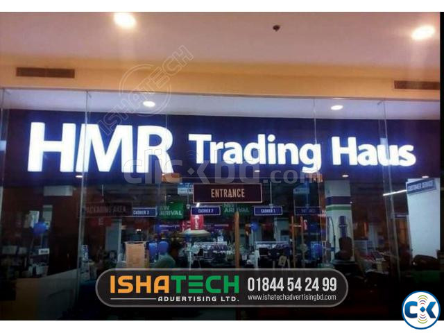 SS Bata Model Acrylic Letter LED Sign 3D Sign Letter Arrow large image 2