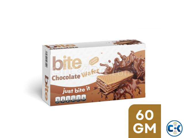 Bite Chocolate Wafer - 60gm large image 0