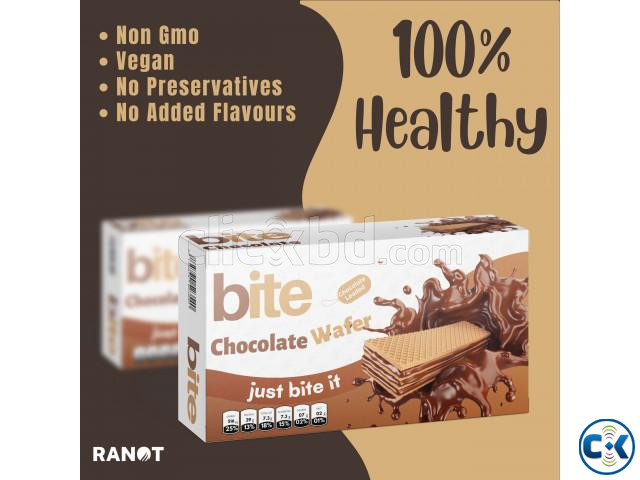 Bite Chocolate Wafer - 60gm large image 1