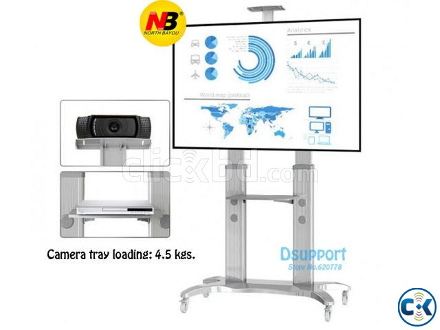 NB VF7017-S 55 -80 LED LCD TV Cart Flat Panel Plasma Trolle large image 0