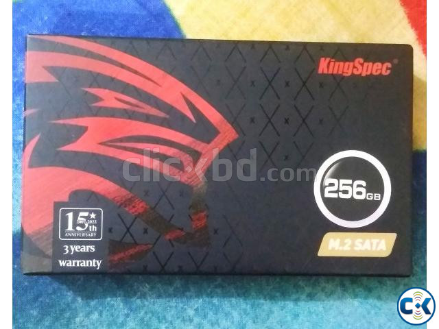 256GB SSD SATA M.2 - KingSpec Brand - Unused  large image 0