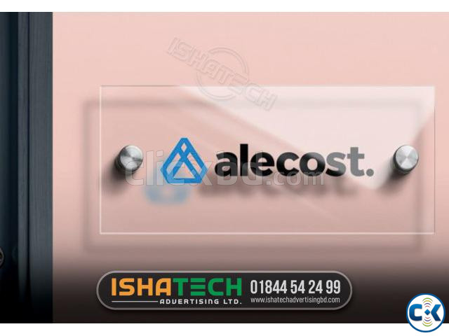 Name Plate Manufacturer Office Name Plate -Sticker Metal large image 0