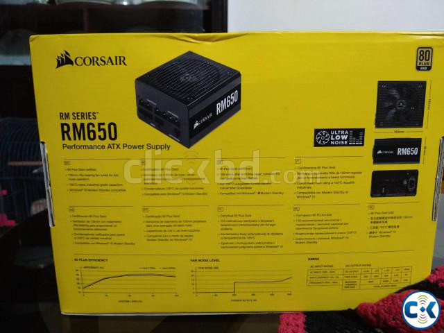 Corsair rm650 watt gold certified psu 10 years warrenty left large image 0