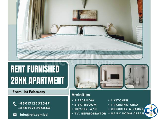 Two BHK Serviced Apartment RENT In Bashundhara R A. large image 0