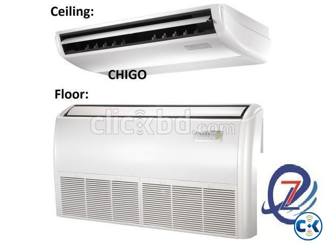 3.0 Ton CHIGO Cassette Ceiling Type Air Conditioner large image 1