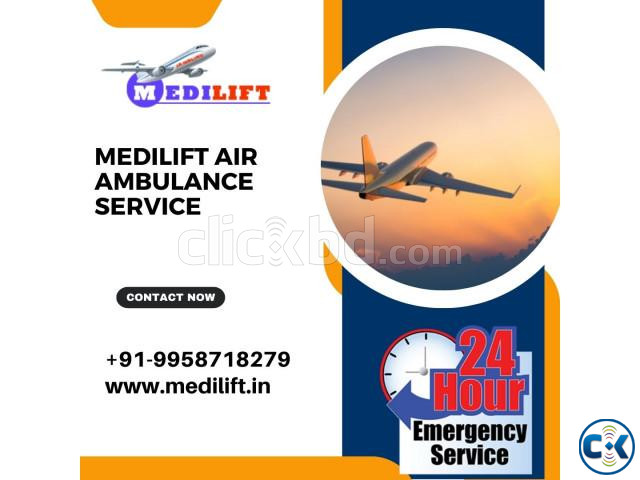 24 Hours Take Air Ambulance Service in Mumbai by Medilift large image 0