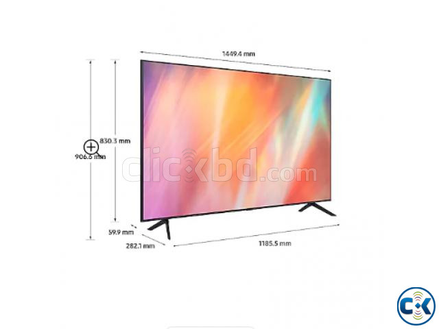 SAMSUNG 65 Inch 4K HDR Smart Voice Search TV 65AU7700 large image 4