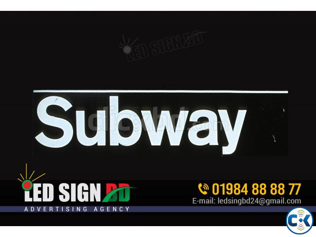 Acrylic Letter LED Sign 3D Sign Letter Arrow Sign Board large image 1