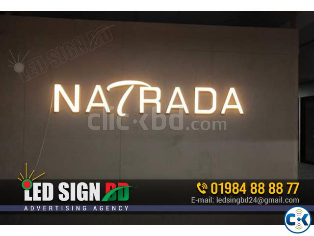 Acrylic Letter LED Sign 3D Sign Letter Arrow Sign Board large image 2