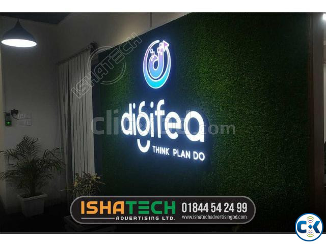 Acrylic High Letter LED Sign 3D Sign Letter Arrow Sign Board large image 0