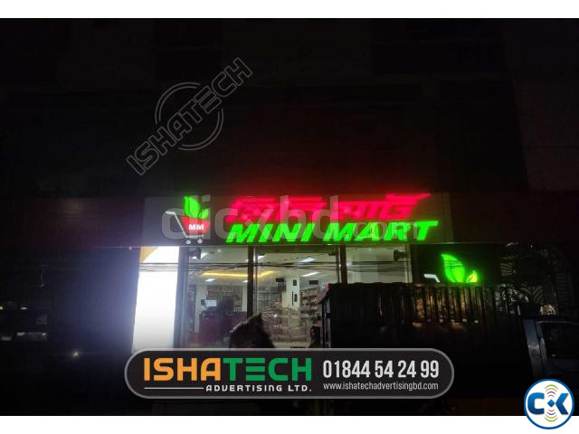 Acrylic Sign Acp Off Cutting Sign Branding for Outdoor Led large image 0
