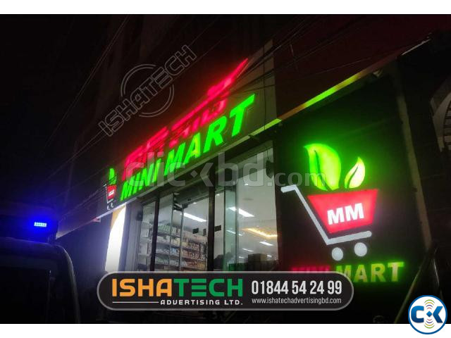 Acrylic Sign Acp Off Cutting Sign Branding for Outdoor Led large image 2