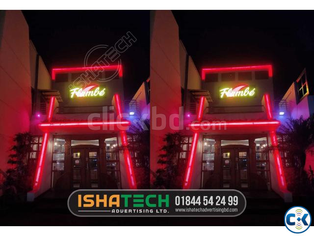 Acrylic Sign Acp Off Cutting Sign Branding for Outdoor Led large image 3