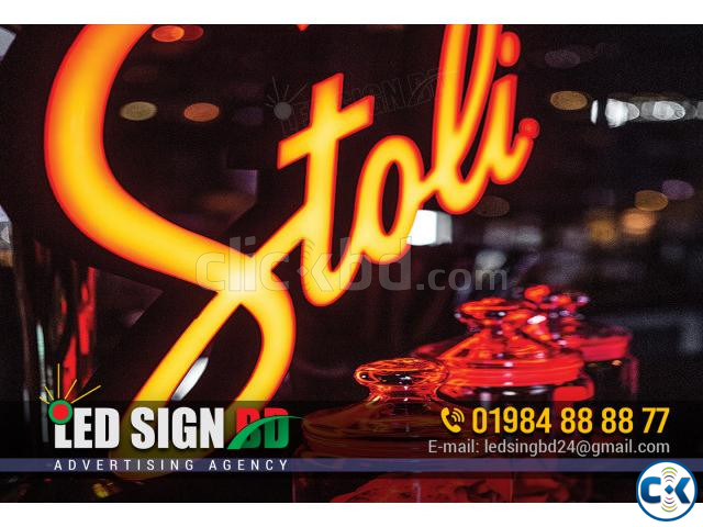 Acrylic Letter LED Sign 3D Sign Letter Arrow Sign Board large image 0