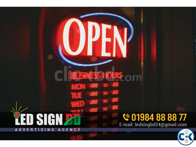 Acrylic Letter LED Sign 3D Sign Letter Arrow Sign Board large image 1