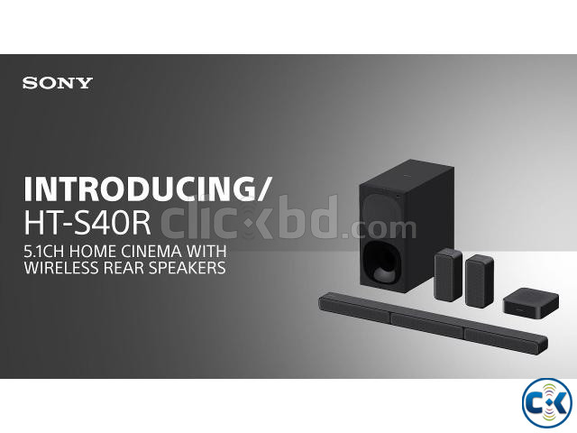 Sony HT-S40R 5.1ch Home Cinema with Wireless Rear Speakers large image 1