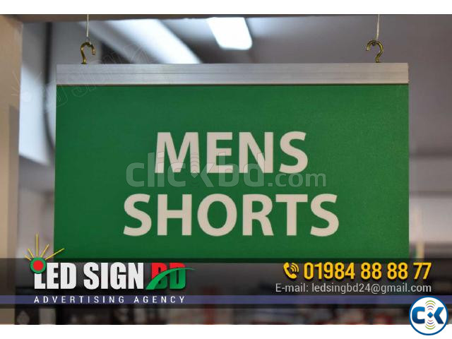 Hanging directional signs Ceiling Hung Signage Wayfinding large image 1
