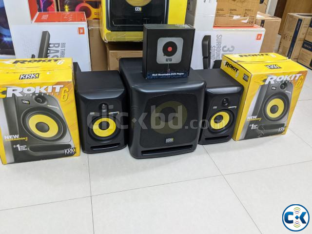 KRK ROKIT 6 POWERED STUDIO MONITOR WITH KRK 10S SUBWOOFER large image 2