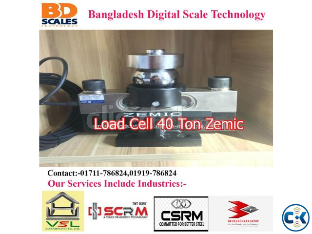 Load Cell 40 Ton Zemic large image 1