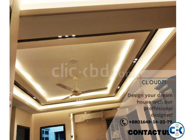 Simple ceiling design 2023 | ClickBD large image 2