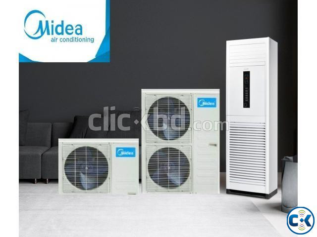 With Warranty Midea Floor Standing 5.0 Ton AC BTU 60000 large image 1