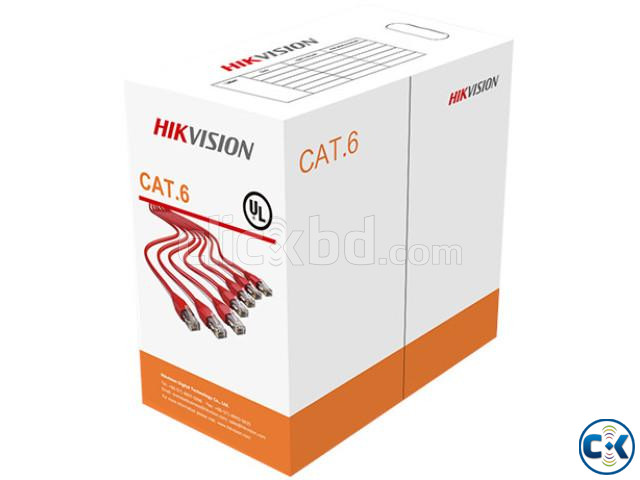 Hikvision 305 Meter Cat-6 UTP Network Cable Price in Bd large image 0
