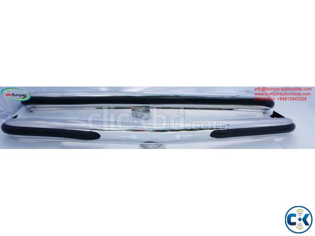 Mercedes W123 Sedan bumper 1976 1985 by stainless steel large image 1