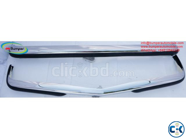 Mercedes W123 Sedan bumper 1976 1985 by stainless steel large image 2