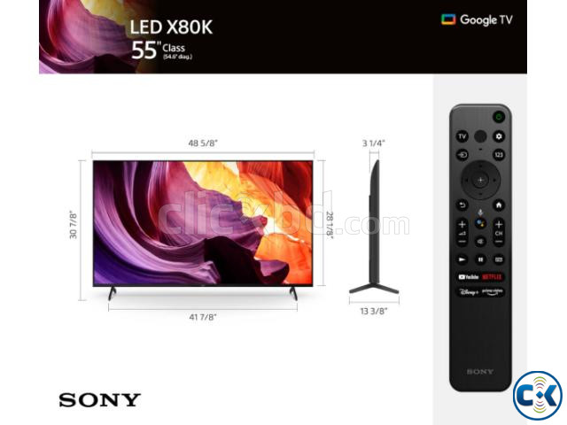 SONY 65 inch X75K HDR 4K ANDROID GOOGLE TV large image 1