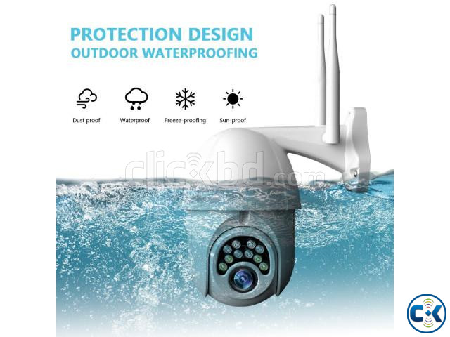 3MP Full Colour Outdoor Waterproof Ptz IP Camera V380 Wifi large image 3