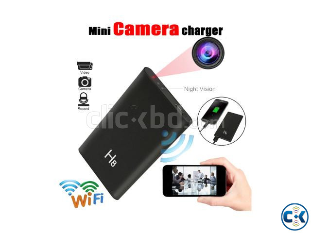 Wifi IP Camera 4K 5000mAh Hidden Security Power Bank Camera large image 0