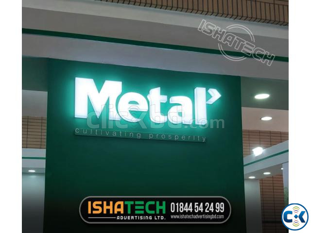 Acrylic top Letter LED Sign 3D Sign Letter Arrow Sign Board large image 0