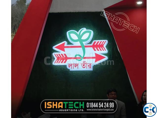 Acrylic top Letter LED Sign 3D Sign Letter Arrow Sign Board large image 2