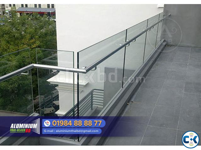 Glazing U Channel glass partition channel kit large image 2