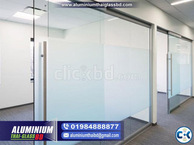 Glazing U Channel glass partition channel kit large image 0