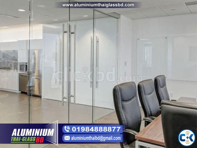 Glazing U Channel glass partition channel kit large image 3