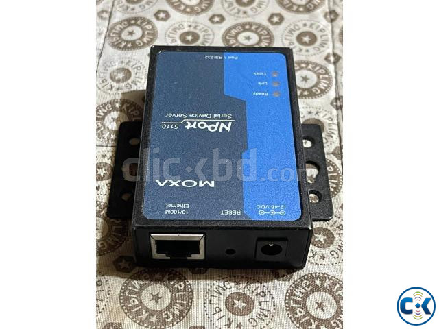 MOXA NPort 5110-1 Port Serial Device Server 10 100 Ethernet large image 0